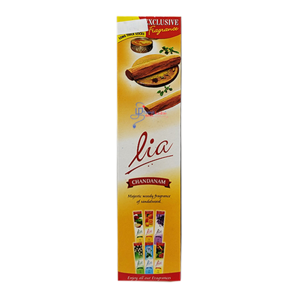 INCENSE STICKS -6box  - Chandanam - Lia - சந்தண வாசம் ஊதுபத்தி