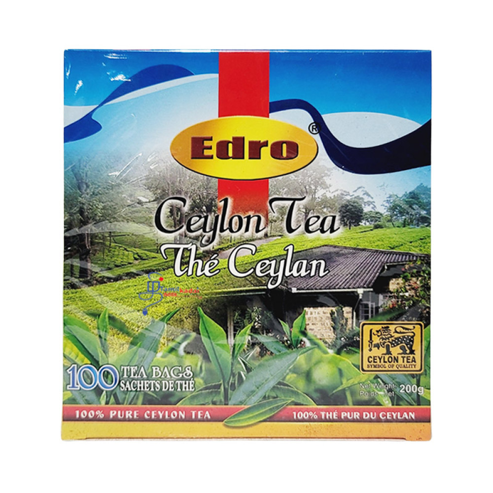 Ceylon Tea (200 g) - 100 Tea Bags - Edro