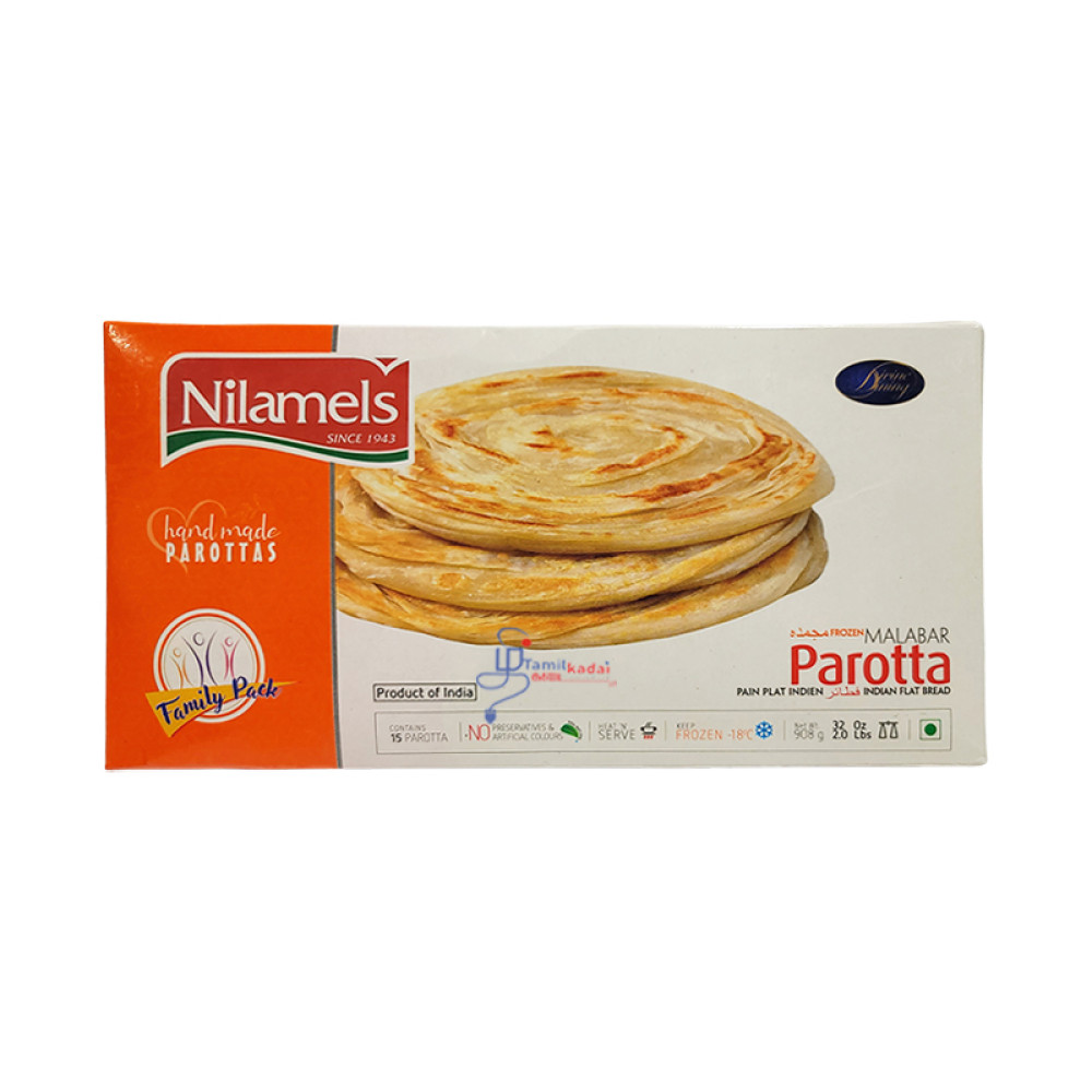 Malabar Parotta (908 g) -Frozen- 15pc - Nilamels-மலபார் பரோட்டா