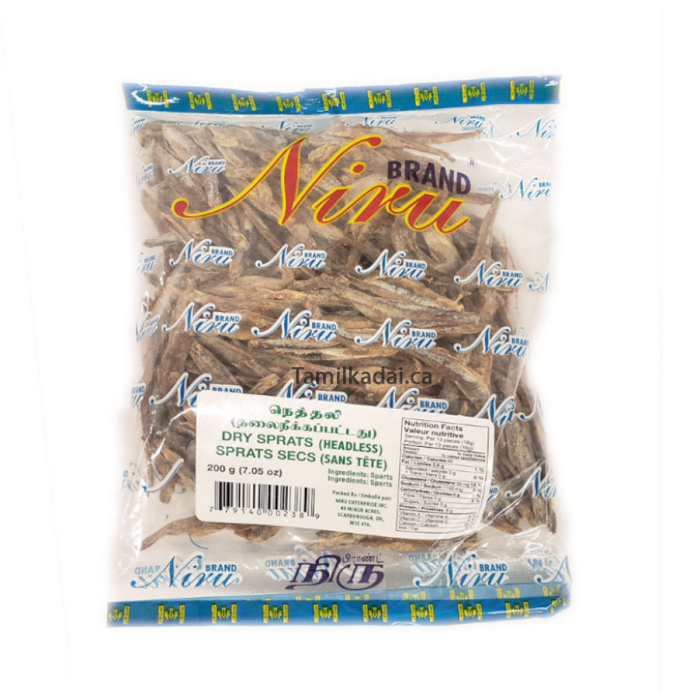 Sprats (Head Less) (200 g) - Niru - நெத்தலி