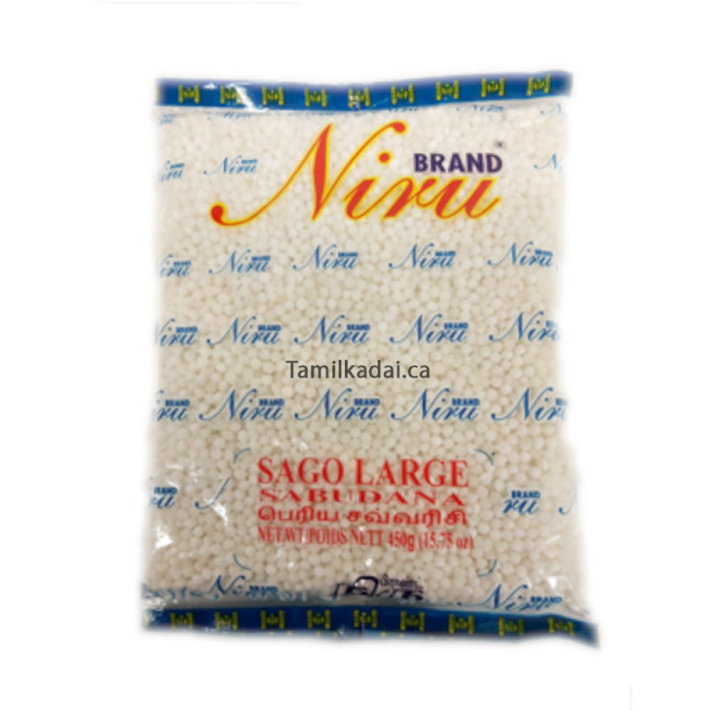 Sago Large (450 g) - Niru - பெரிய சவ்வரிசி