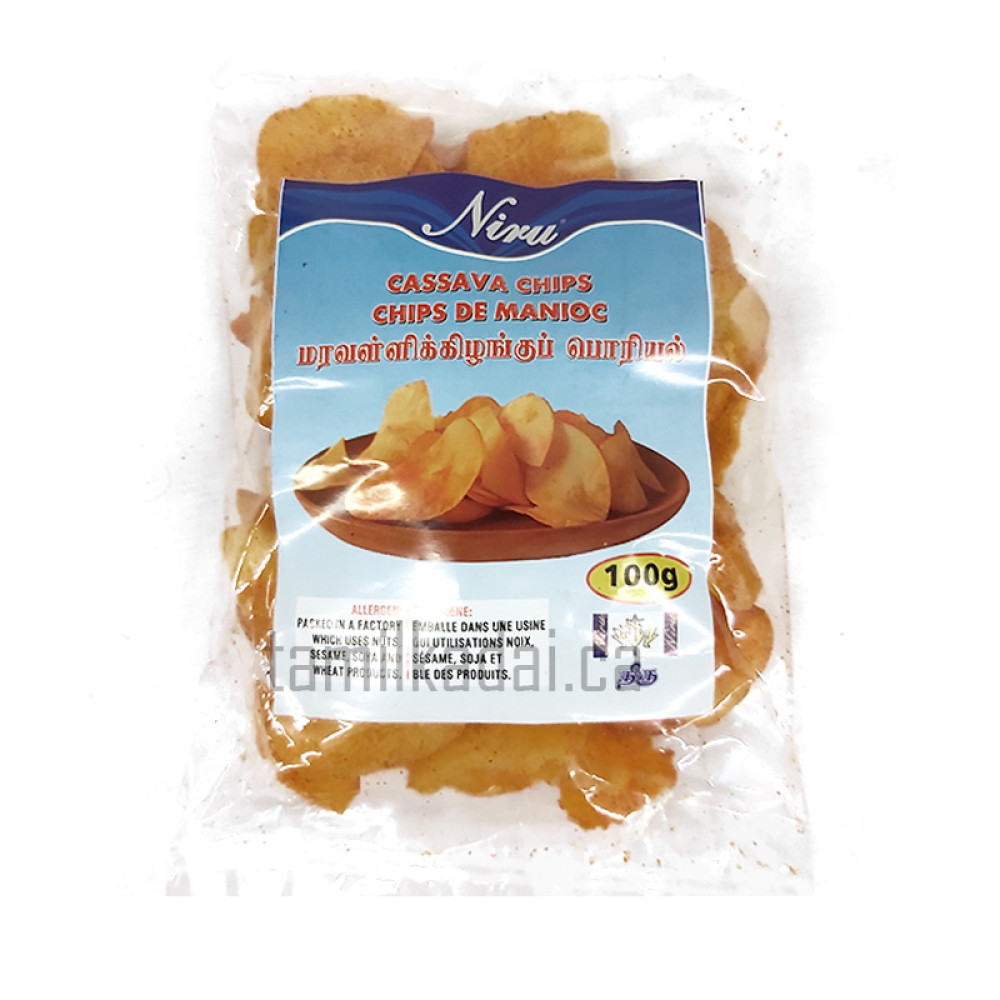 CASSAVA CHIPS (100 g) - Niru - மரவள்ளி பொரியல்