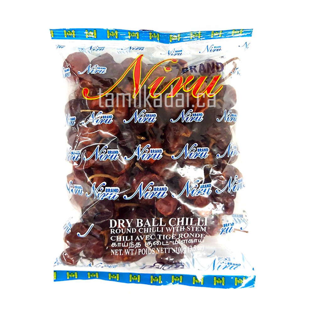 Dry Ball Chilli (100 G) - Niru Brand