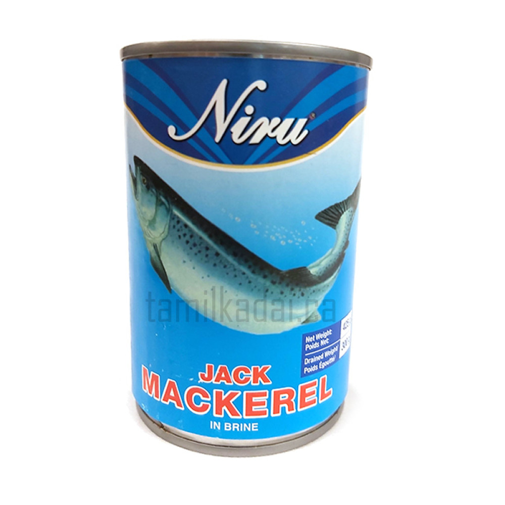 Jack Mackerel In Brine (425 G) - Niru - மீன் டின்