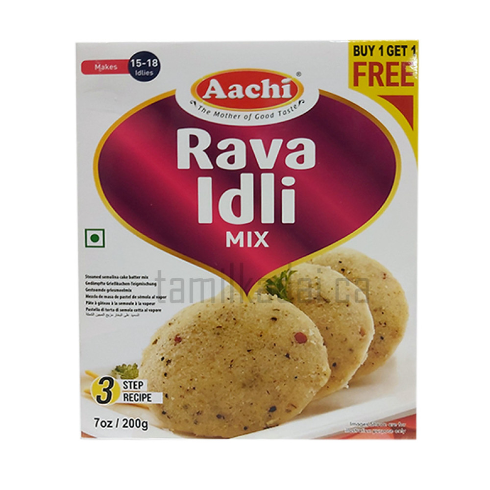 Rava Idli Mix (200 g) - Aachchi -B1G1 FREE) ரவை  இட்லி கலவை