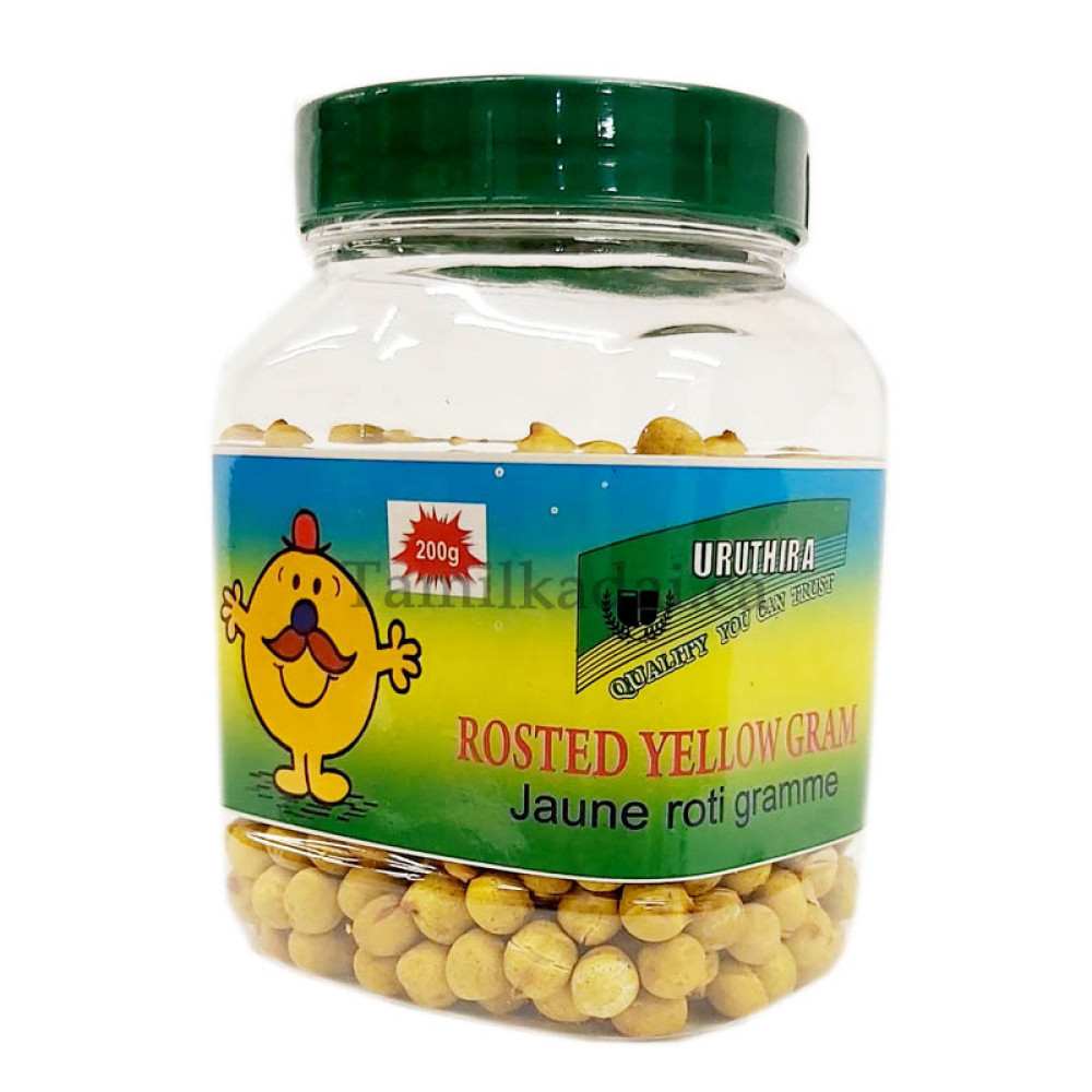 Roasted Yellow Gram  (200 g) - URUTHIIRA BRAND - மஞ்சள் கடலை