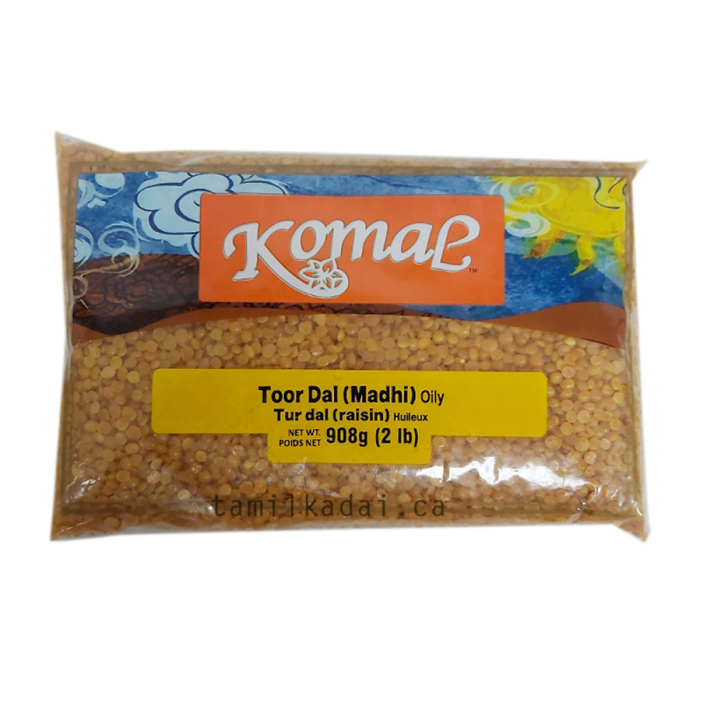 Toor Dhal Oily (2 Lb) - Komal - துவரம் பருப்பு