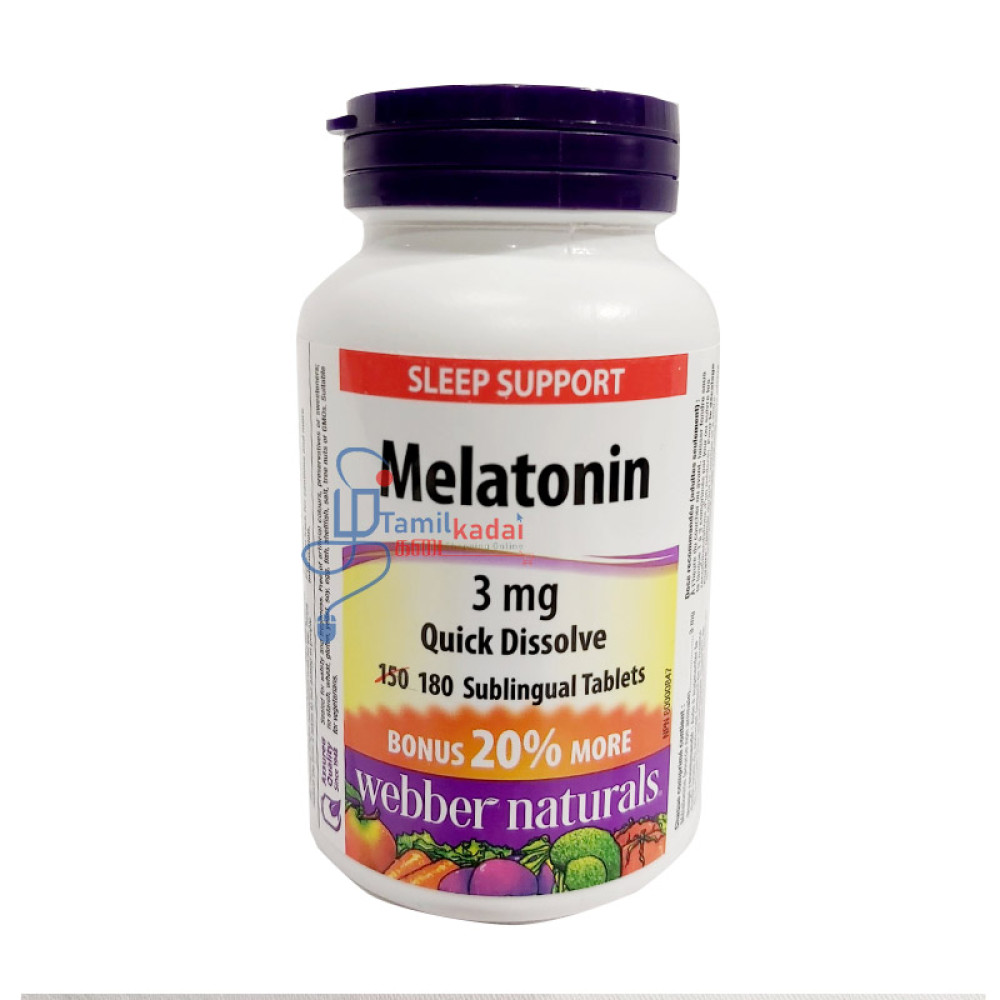 Melatonin (3mg - 180 tablets) 