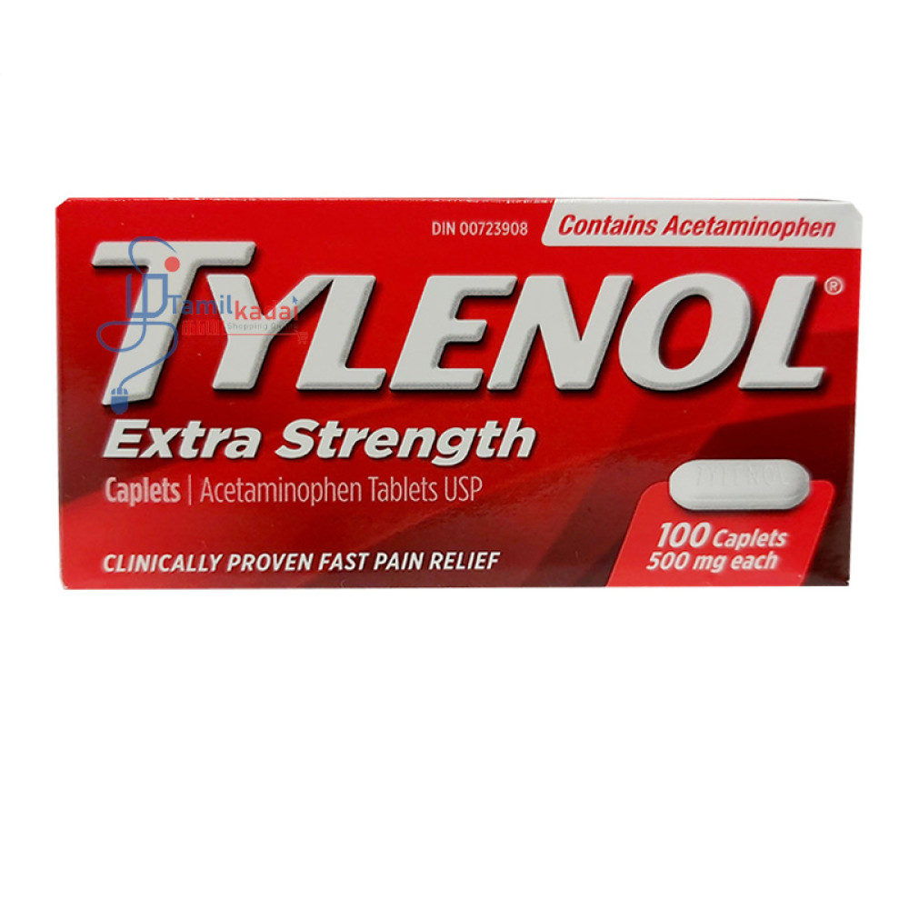 Tylenol Extra Strength (500 mg -100 caplets) - TYLENOL