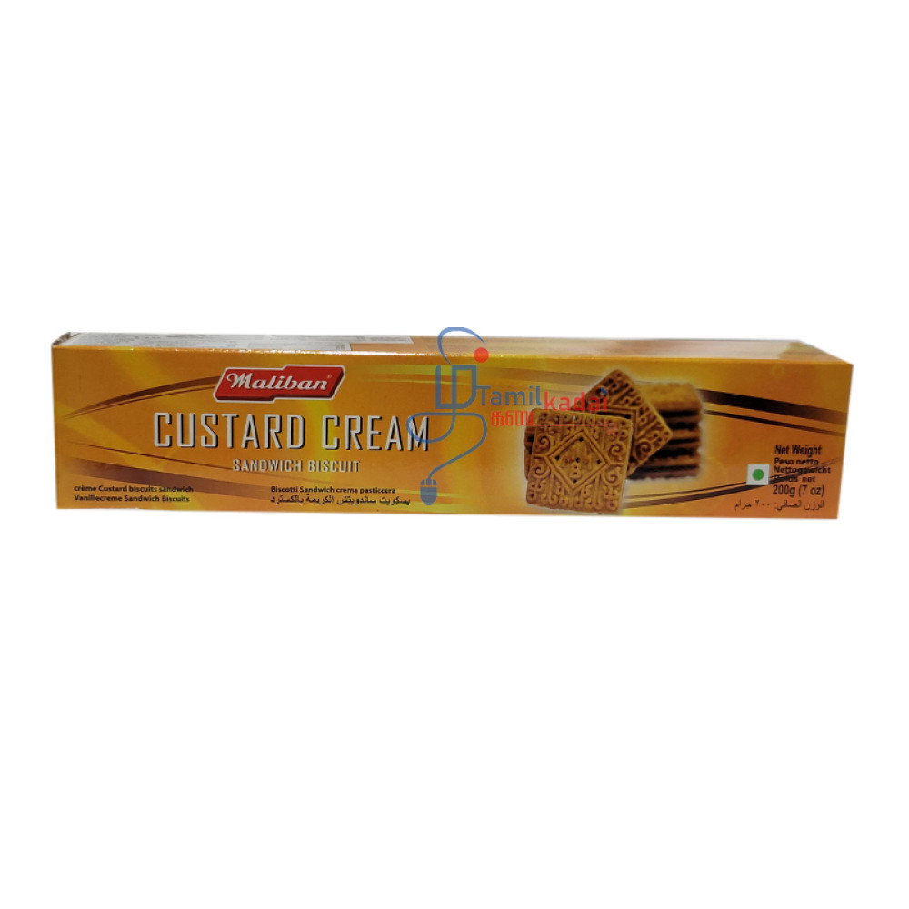 Custard Cream - Sandwich Biscuit (200 g)