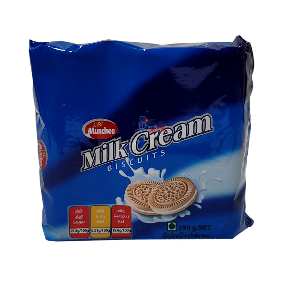 Milk Cream Biscuits-250g-Munchee