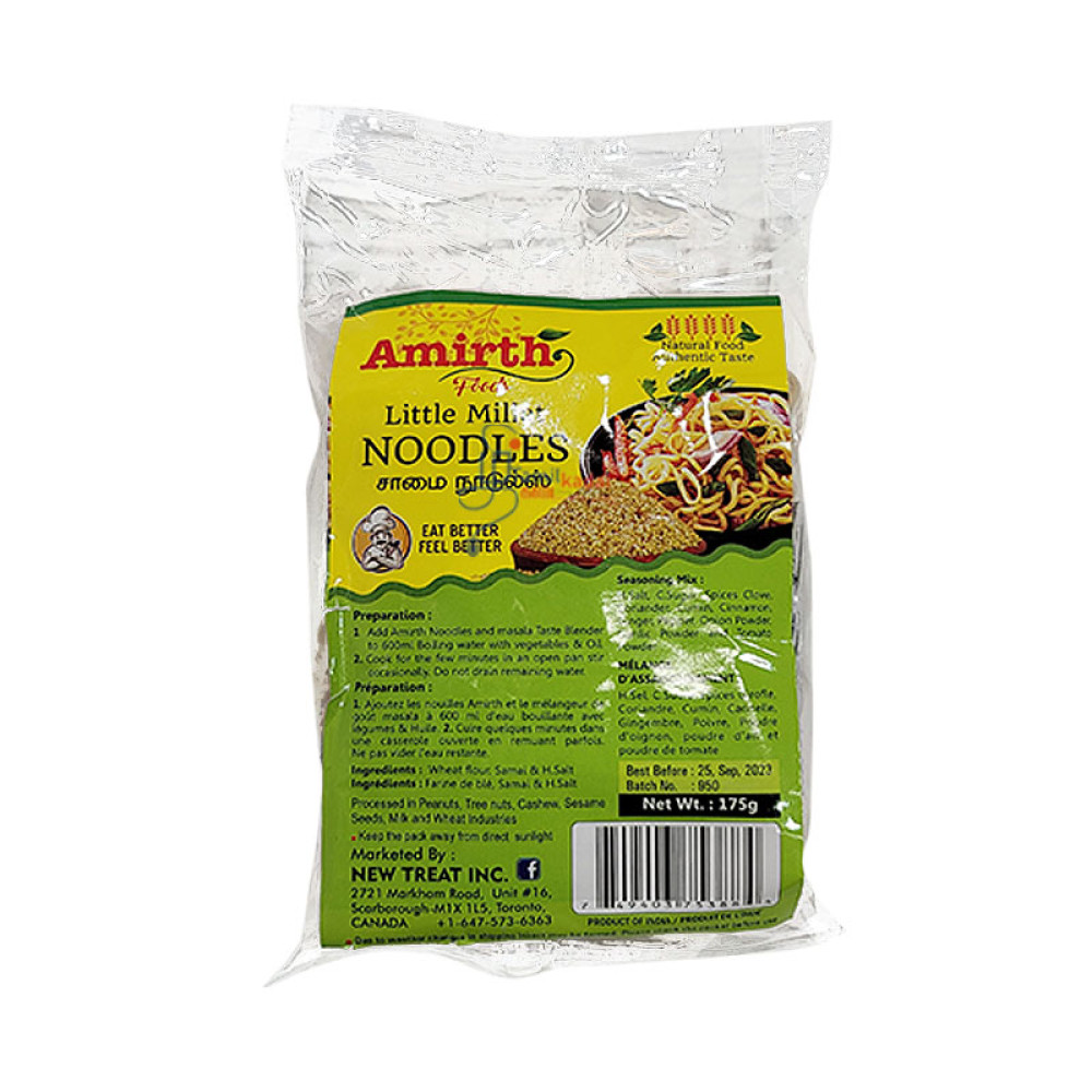 Little Millet Noodles - 175g - Amirth - சாமை நூடுல்ஸ்