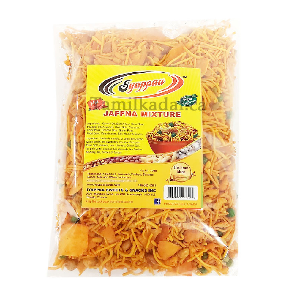 Jaffna Mixture (600 g) Hot- Iyappa - யாழ்ப்பாண சுவை மிக்ஸர்(உறைப்பு )