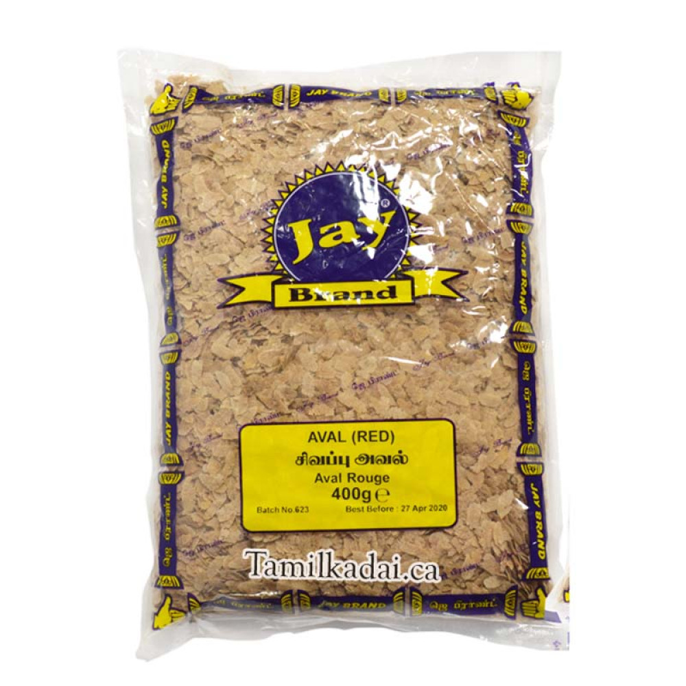 Aval Red (400 g) - Jay Brand - சிவப்புஅவல் 