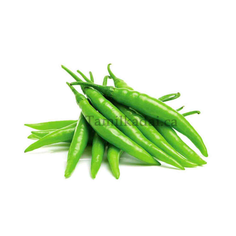 Green Chilli(0.5 lb) - பச்சை மிளகாய் 